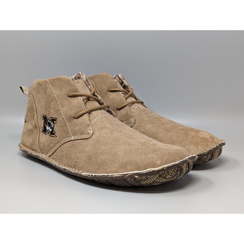 Missouri Tigers Mizzou NCAA Men's Chukka Boots Shoes Light Weight Brown Size 12